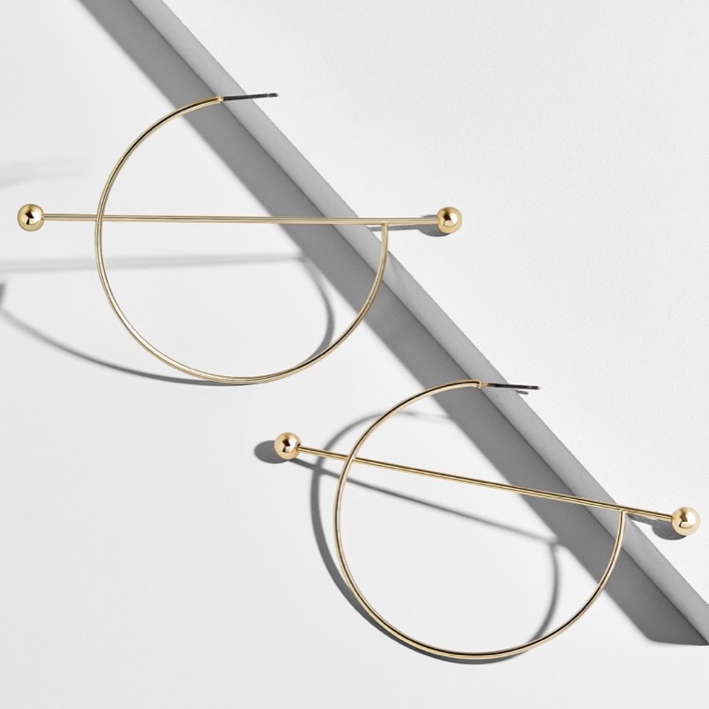 NEW Baublebar Metronome Hoop Drop Earrings $36